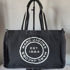 Marc Jacobs Black Denim Tote "EUC"